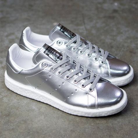 adidas stan smith damen silber|Silver .